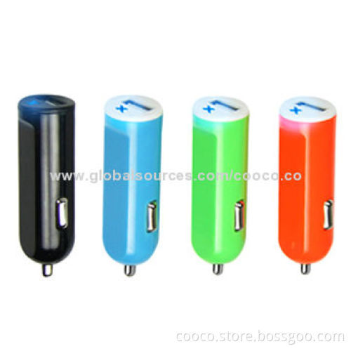 In-car Charger with 5.5V DC Output Voltage, CE Mark
